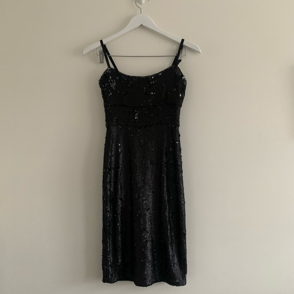 NWT BCBGMAXAZRIA ALESE SEQUINED DRESS - Picture 8 of 16